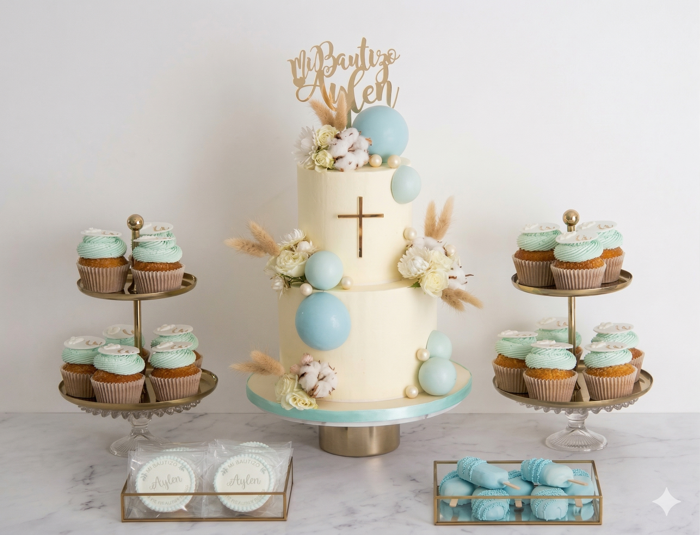 Torta personalizada con decoración artesanal